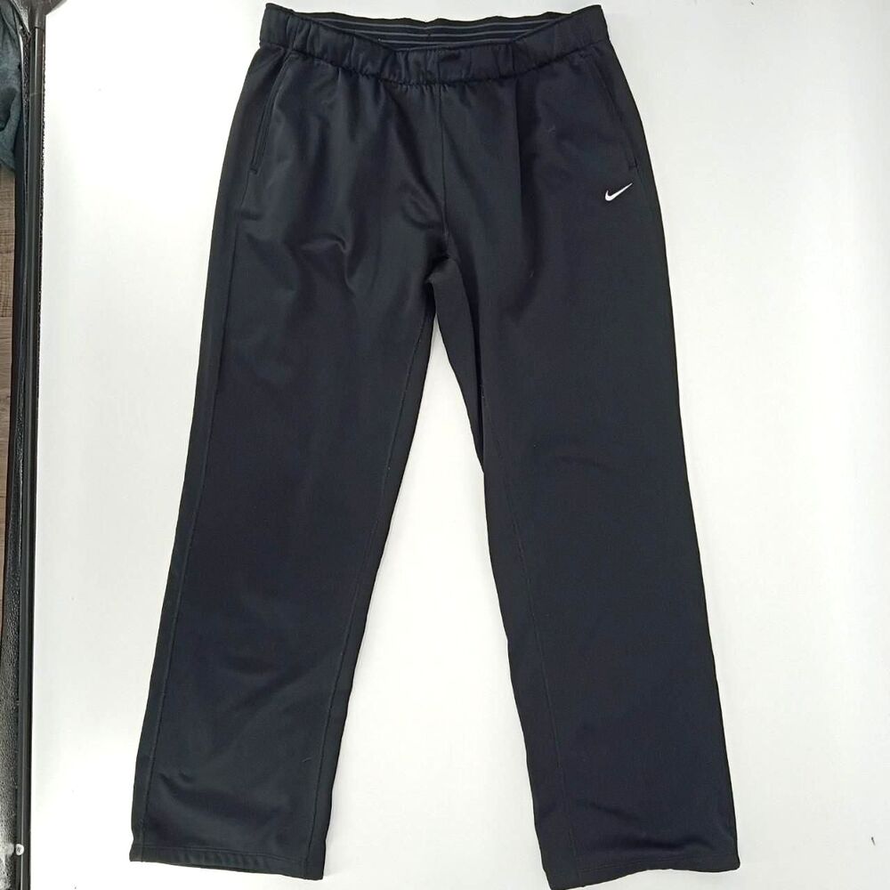 Nike Dri-FIT Men's XL Black Performance Pants Training Athletic Straight Leg